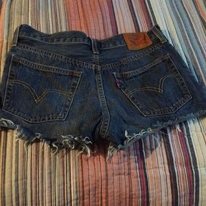 Button fly Levi's 501 shorts